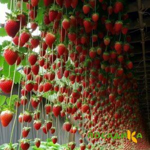 Клубника ампельная Анастасия купить по цене от 370р. в интернет-магазине «Посадика» с доставкой почтой в в Гуковое и по всей России – [изображение №1].